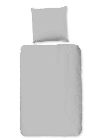 Bettwäsche Mikrofaser, Pure, Uni, Hellgrau
