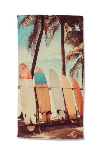 Strandtuch Mikrofaser, Surfbrett, Multi