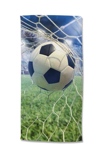 Strandtuch Mikrofaser, Kinder, Fußball, Multi