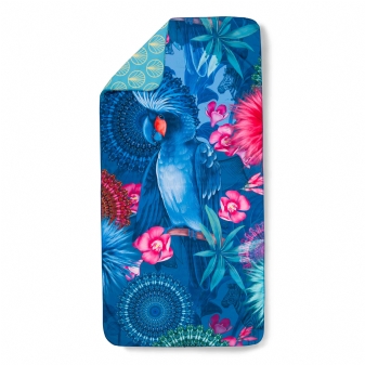 Sporttuch, Hip, Ofelia, Papagei und Mandalas, Blau