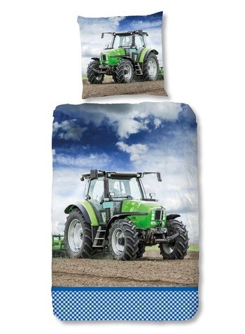 Kinder Bettwäsche Flanell/ Biber Traktor, Multi