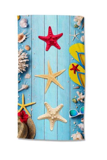 Strandtuch Mikrofaser, Good Morning, Maritim, Multi