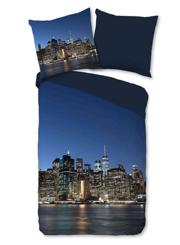Bettwäsche Mikrofaser, New York, Blau