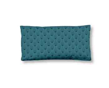 Kissenbezug Baumwolle Satin, Hip, Valdez, 40 X 80 cm, Petrol