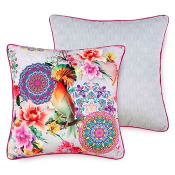 Dekorative Kissen, Hip, Bindi, Mandala, Multi/ Grau