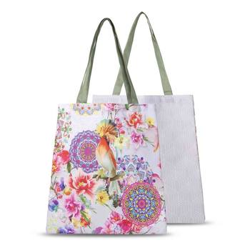  Einkaufstasche, Hip, Bindi, Mandala, Multi/ Grau