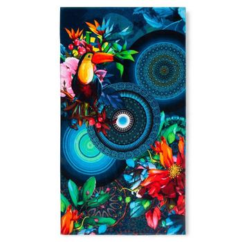 Strandtuch, Baumwolle Velours, Hip, Cailani, Mandala, Blau