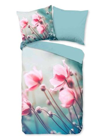 Bettwäsche Baumwolle, Good Morning, Blumen, Multi