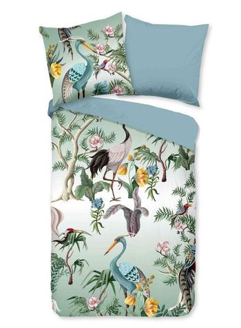 Bettwäsche Baumwolle, Vogel, Multi