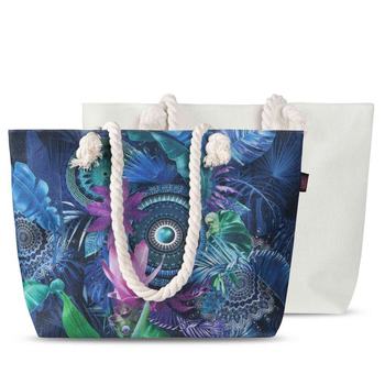Strandtasche, Hip, Zehra, Mandala, Multi/ Blau