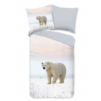 Bettwäsche Mikrofaser, Eisbär, Multi