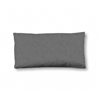 Kissenbezug Baumwolle Satin, Hip, Thirze, 40 X 80 cm, Anthrazit