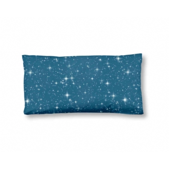 Kissenbezug Baumwolle Satin, Hip, Kolya, 40 X 80 cm, Blau