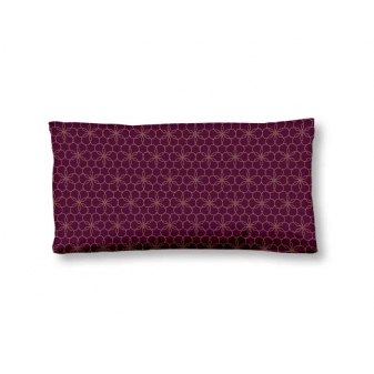 Kissenbezug Baumwolle Satin, Hip, Miska, 40 X 80 cm, Bordeaux
