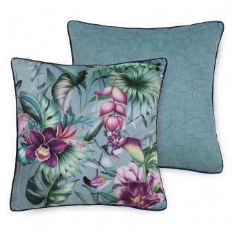 Dekorative Kissen, Polyvelvet, Allison, Blumen, Multi