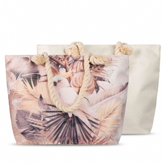 Strandtasche, Descanso, Pippa, Papagei, Sand