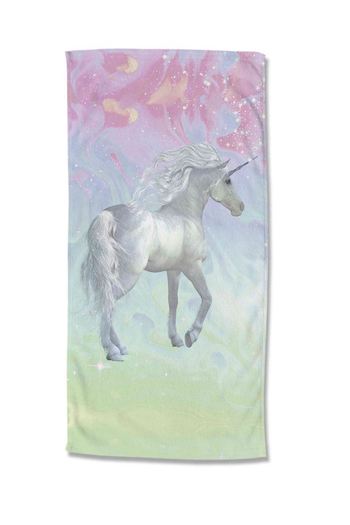 Strandtuch Mikrofaser, Kinder, Einhorn, Multi