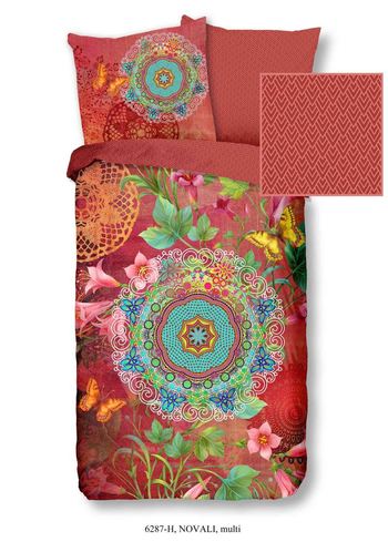 Bettwäsche Baumwolle Satin, Hip, Novali, Mandala, Terrakotta