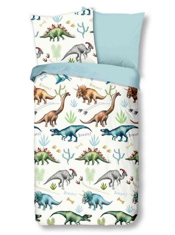 Kinder Bettwäsche Flanell/ Biber, Good Morning, Dino, Multi