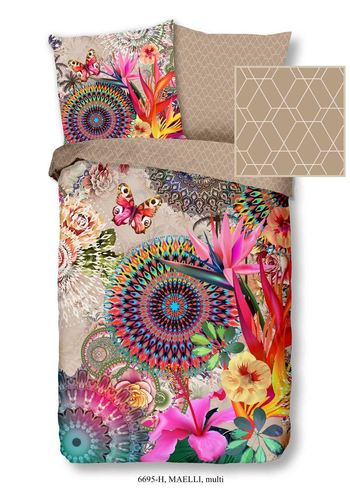 Bettwäsche Baumwolle Satin, Hip, Maelli, Mandala, Sand