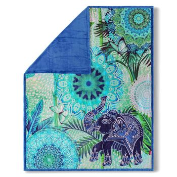 Plaid, Hip, Isara, Mandala/ Elefant, Multi