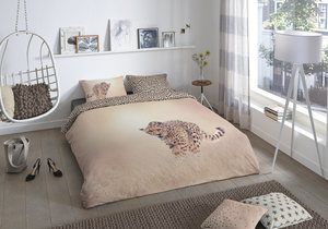 Bettwäsche Baumwolle, Good Morning, Gepard, Sand