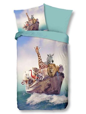 Kinder Bettwäsche Baumwolle, Good Morning, Tiere, Multi
