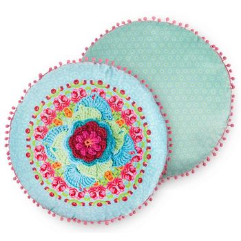 Happiness Dekorative Kissen Wildrose Aqua