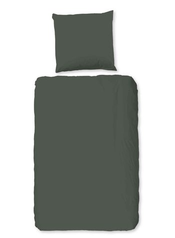 Bettwäsche Satin/ Baumwollsatin, Hip, Uni, Dunkel Olivgrün