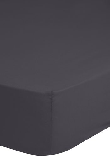 Spannbettlaken, Satin/ Baumwollsatin, Hip, Anthrazit