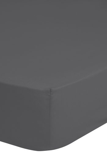 Spannbettlaken, Satin/ Baumwollsatin, Hip, Grau